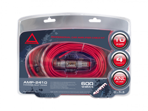 Aura AMP-2410 Комплект для подключения 4-х канального усилителя 4 AWG
