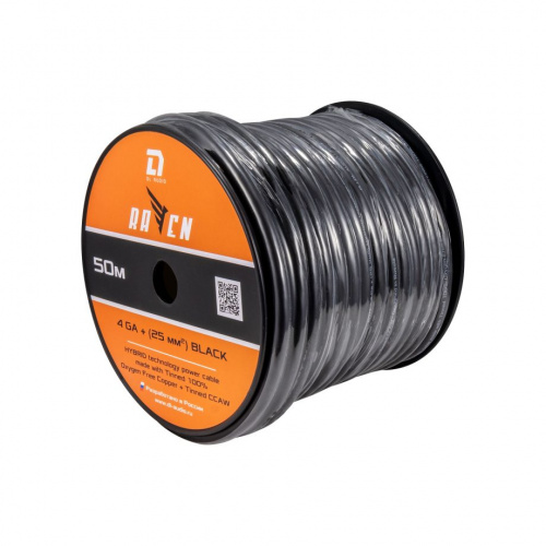 DL Audio Raven Power Cable 4 Ga Black силовой кабель