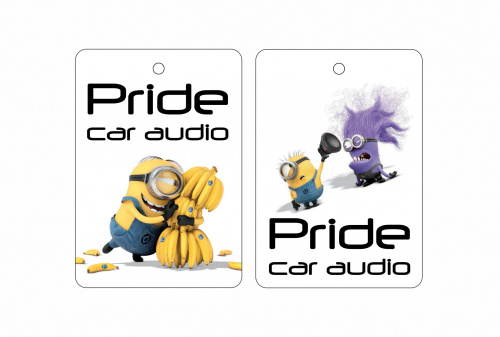 Ароматизатор Pride Car Audio Миньёны (чёрный лёд)