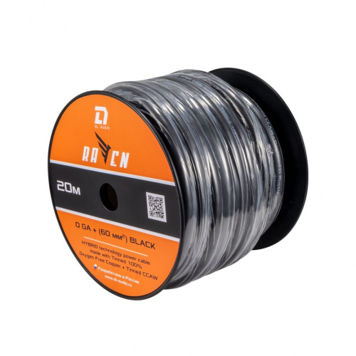 DL Audio Raven Power Cable 0 Ga Black силовой кабель