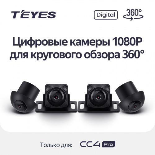 Teyes камера кругового обзора or Teyes CC4 PRO 360 градусов