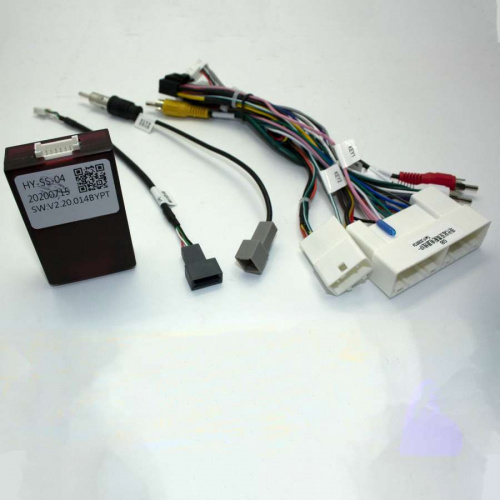 Letrun Комплект проводов для Kia, Hyundai AMP 10-16 canbus HY-SS-04 поддержка усилителя SPDIF,климат