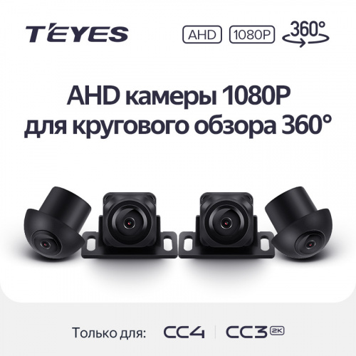 Teyes камера кругового обзора 1080P 3D 360 градусов