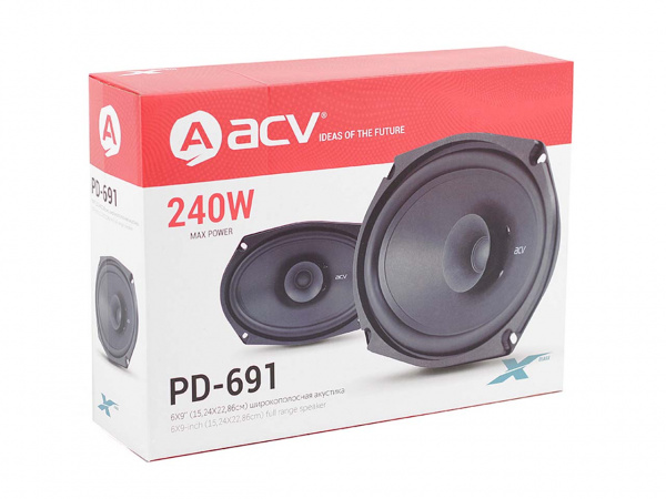 ACV PD-691 Широкополосная акустика 6 х 9 дюймов