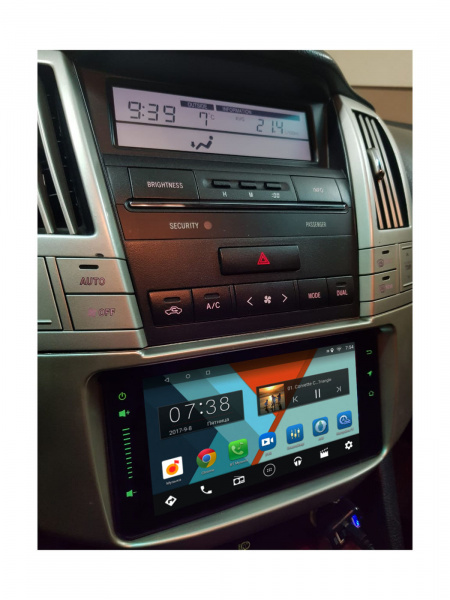 Переходная рамка для Toyota Harrier, Lexus RX 2003 - 2009 2 Din