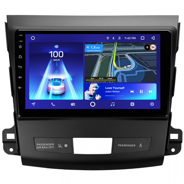 Переходная рамка для Mitsubishi Outlander 2 05-13/Citroen C-Crosser 1 07-13/Peugeot 4007 07-12 