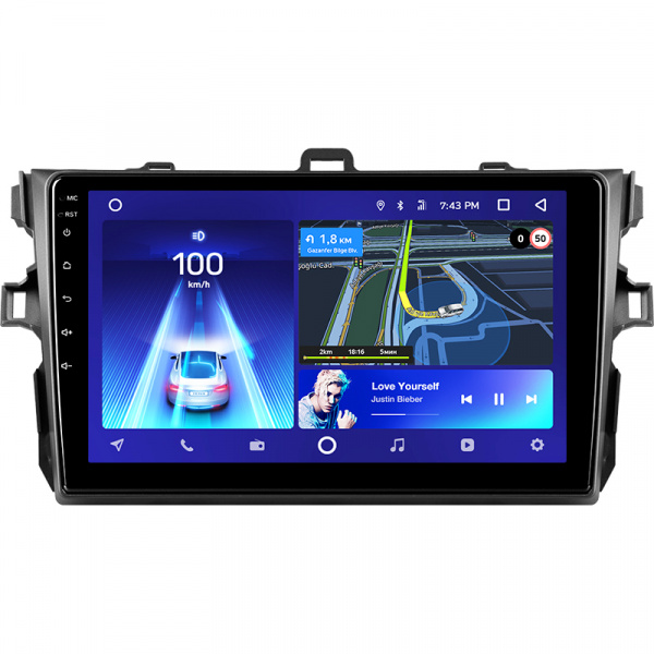Переходная рамка для Toyota Corolla 10 E140 E150 2006-2013 (A) 