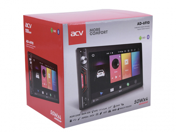 ACV AD-6910 мультимедийная система Android 4G