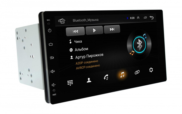 Wide Media LC7001-ON-1/16 B 2 din