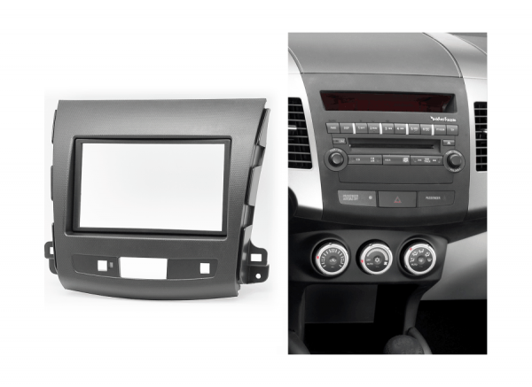 Переходная рамка для Mitsubishi Outlander XL 2006 - 2012 2 Din (180х105)